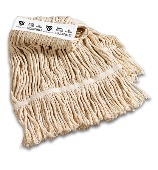 Cotton Mop With Ribbons Gr .450 And Band Mm 50