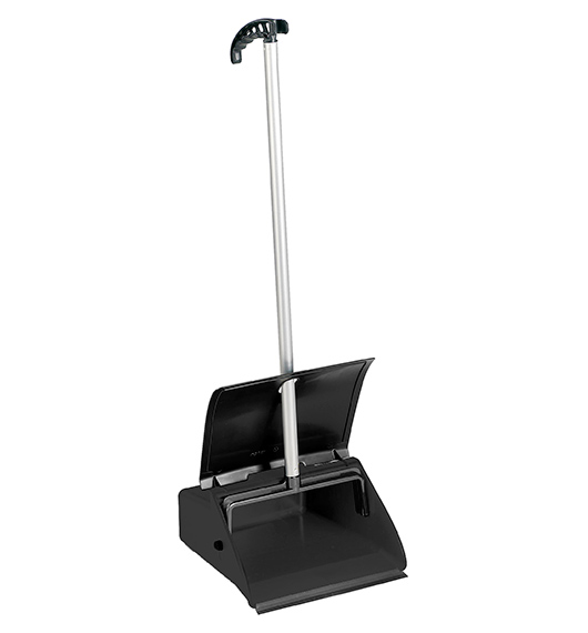 Dust Pan Black With Lid (Closing Type)