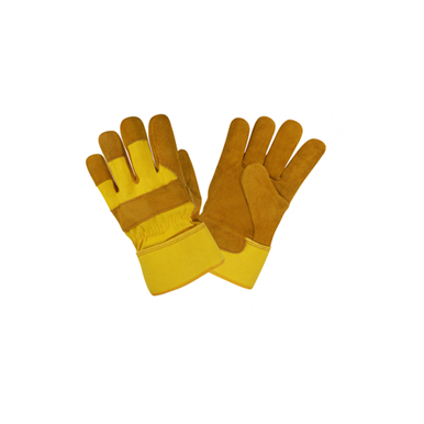 Leather Gloves Yellow